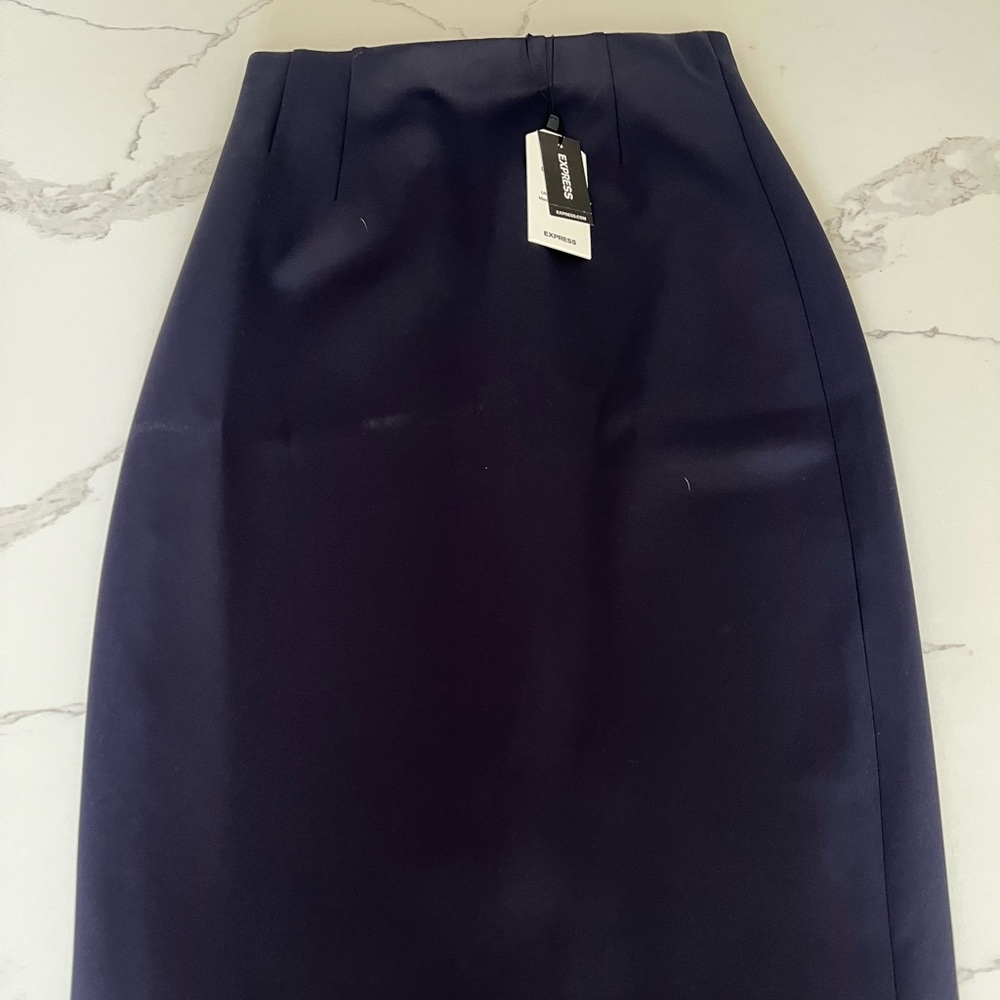 NEW Navy Express Pencil Skirt